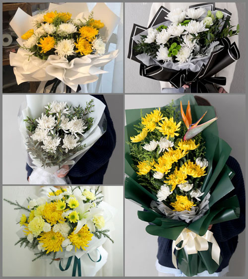天津蓟州区东二营镇白事花束代送
